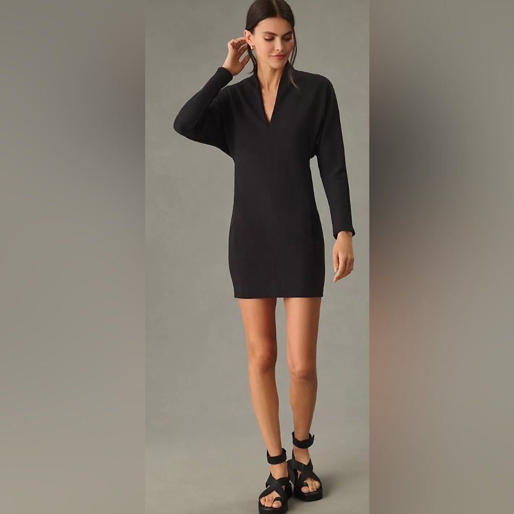 ANTHROPOLOGiE New with Tags Black Dress Size Medium